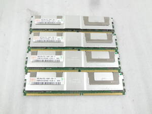 ★hynix 2R×4 PC2-5300F 4GB 4枚セット Serverメモリ★　中古動作品　