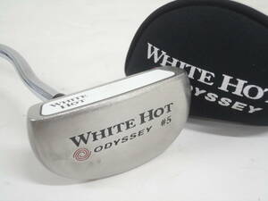 ★激レア★ODYSSEY WHITE HOT #5★メンズパター★2ドット★左打ち用/レフティ★オデッセイ★ホワイトホット★ヘッドカバー付★ゴルフクラブ