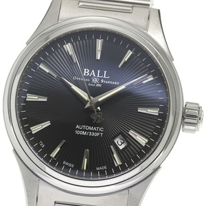 ボールウォッチ BALLWATCH NM2098C-S6J-BK ファイアーマン ヴィクトリー デイト 自動巻き メンズ 極美品 保証書付き_849895