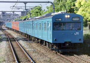 ◆◆ 【写真1枚】 大阪環状線　103系　T-9 混色編成　大阪城公園　KGサイズ　◆◆