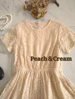 ✿Peach＆Cream✿ 　ワンピース　子供服　キッズ　女の子　120cm