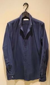 ☆junhashimoto☆SIDE JERSEY B.D. SHIRT②☆サイドジャージーボタンダウンシャツ ジュンハシモト