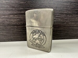 G508-J9-4410◎ Zippo ジッポー Around the World 飛行機 オイルライター 喫煙グッズ 現状品①◎