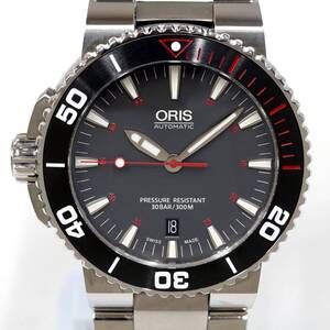 ORIS オリス アクイス Aquis Red リミテッドエディション 01 733 7653 4183-Set MB 2000本限定 メンズ 自動巻き 中古美品