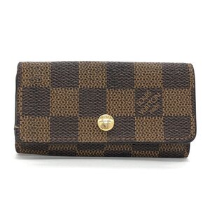 LOUIS VUITTON ルイヴィトン キーケース ダミエ ミュルティクレ4 N62631/CT1164【DAAR0016】