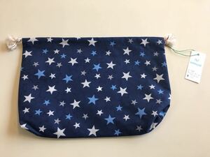 ハンドメイド★プールバック ブルースター 20×30cm(799)値下げ