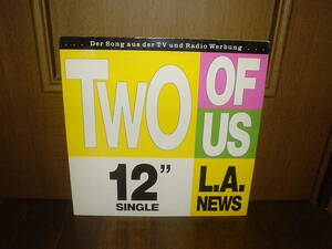 ☆西独盤　オリジナル12INC　L.A NEWS/TWO OF US 1989年☆