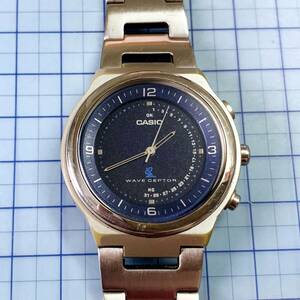 中古 CASIOカシオ WVQ-101H 電波腕時計 ウェーブセプター メンズ腕時計 可動品 NO.S457