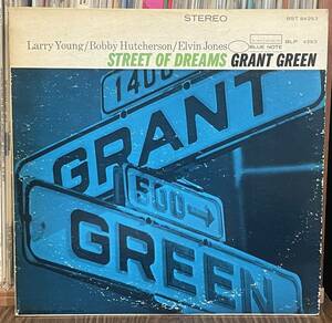 送料込みBlueNoto USorg STEREO LP/Libertyラベル・VANGELDER刻印/ Blue Noto BST84253 STREET OF DREAMS/GRANT GREEN/orgはレアタイトル