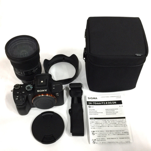 1円 SONY ILCE-7M3 SIGMA 24-70mm 1:2.8 DG DN ミラーレス一眼 デジタルカメラ L240513