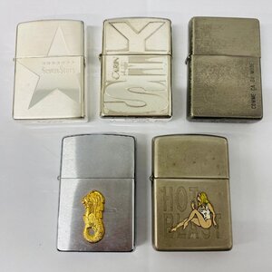 1円~ 5点 まとめ ZIPPO ジッポー 喫煙グッズ ライター シルバー 銀 セブンスター シンガポール ウィンディ セクシー水着 送料無料 Z02