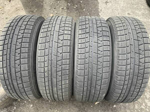 225/60R17 4本 YOKOHAMA 冬タイヤ中古 アルファードエクストレイルクルーガーフォレスターXVなど 作業引き取り可 札幌市白石区 H1169TFT