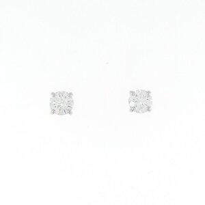 【リメイク】PT/ST ダイヤモンド ピアス 0.316CT 0.332CT F VS1 EXT