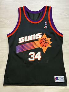 NBA SUNS フェニックス・サンズ BARKLEY #34 チャールズ・バークレー Champion チャンピオン ヴィンテージ ユニフォーム シャツ　44