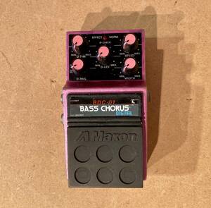 ■動作品!■MAXON (マクソン) / BDC-01 BASS CHORUS DIGITAL ベースコーラス エフェクター Japan Vintage 日本製