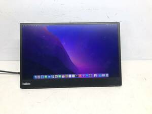 ☆LE8☆ Lenovo ThinkVision M14 モバイルモニター 2020年製 Full HD 1920x1080 Type-c