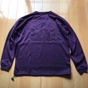 キャンプセブン Tシャツ 165-1-59 メンズ M パープル クライミング 登山