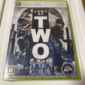 未開封 xbox360 アーミーオブツー ARMY OF TWO ゲーム ソフト 本体 Microsoft マイクロソフト ゲームソフト 未使用品 新品