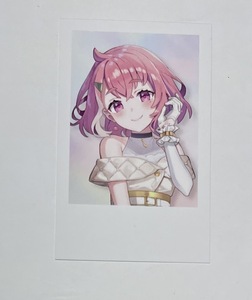 にじさんじ 6th Anniversary Goods ランダムチェキ風カード 笹木咲 2枚(ノーマル+シークレット)