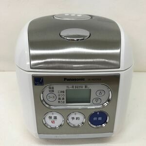 K6　中古　Panasonic パナソニック　電子ジャー炊飯器　SR-MZ05E8　ホワイト　Keyword　0.54L　稼働品　2012年製　