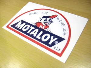 MOTALOY　ステッカー　旧車昭和レトロ高速有鉛モータロイ