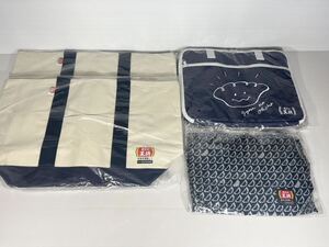 【未開封・中古品】【状態未確認】 餃子の王将　バック、エプロンなどおまとめセット【ype240418】b トートバッグ ネイビー ランチバッグ 