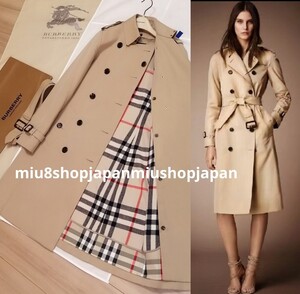 本物上質●　 バーバリーロンドン BURBERRY LONDON トレンチコート ノバチェック ベージュ バーバリー　ロンドン　36サイズ　S M