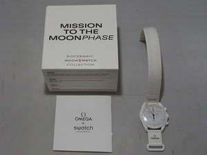 スウォッチ Swatch スウォッチ Swatch クォーツ時計 MISSION TO THE MOONPHASE S033W700