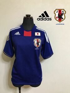 【美品】 adidas JAPAN アディダス サッカー 日本代表 2010(H) ユニフォーム トップス 侍ブルー 半袖 Jrサイズ150