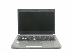 中古ノートパソコンノートPC　TOSHIBA　R63/A　Core i5　6300U　　　通電します　起動しません　　 ジャンク品　送料無料　