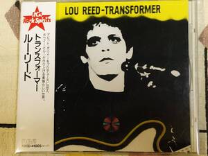 ★中古CD　LOU REED/ルー・リード「TRANSFORMER」　　japan mint obi　DEVID BOWIE　The Velvet Underground