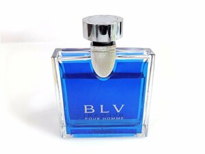 残多　ブルガリ　BVLGARI　BLV　POUR HOMME　ブルー　プールオム　オードトワレ　スプレー　100ml　残量：8割　YK-5371