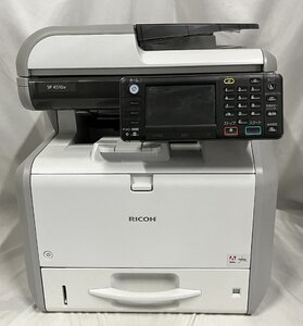 【埼玉発】【RICOH】A4モノクロレーザー複合機　SP4510sf　★カウンター885枚　!極少!★動作確認済★　(11-2678)