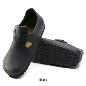 ※訳あり アウトレット BIRKENSTOCK(ビルケンシュトック)ロンドン クロッグ ユニセックス ビルケン London 166541 Black EU38(24.5cm)