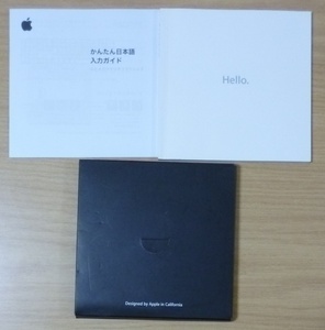 6546 Apple 説明書 13インチ MacBookAir Hello. かんたん日本語入力ガイド MacOSX 10.6 SnowLeopard 2010 マニュアル