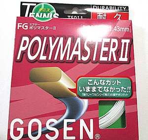 ■GOSEN 硬式ストリング[POLYMASTERⅡ] ５張りセット 新品！■