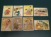 使用済　1957-1974年切手趣味週間18種