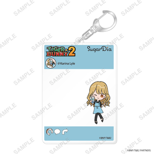 【新品/公式】TIGER & BUNNY 2 SugarDiaコラボ SNS風アクリルキーホルダー（カリーナ・ライル） 公式グッズ colleize