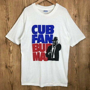 80s～90s CUB FAN BUD MAN MLB シカゴカブス ハリーケリー バドワイザー 半袖 Tシャツ メンズL 80年代 90年代 古着 s24080299