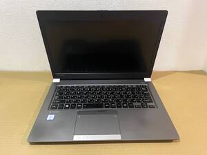 TOSHIBA Dynabook dynabook R63/D Core i5-6200U 2.4GHz/メモリ8GB/SSDなし/13.3インチFHD1920×1080【ジャンク扱い】