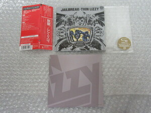 CD/2枚組/シン・リジィ Thin Lizzy/脱獄 JAILBREAK/紙ジャケ/UICY-75031-2/SHM-CD/帯付/美品