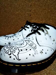 【Dr.MARTENS】ドクターマーチン 1461 コスミック 3ホールシューズ UK8 (27cm ) COSMIC 3EYE SHOE 宇宙 星 刺繍 スタッズ 希少レア【美品】