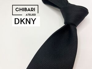 【超美品】DKNY　ダナキャラン　ストライプ柄 ネクタイ 3本以上 送料無料 メンズ ブラック　1105077