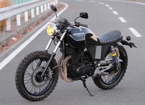 HONDA GB250 クラブマン　ワイルドなタイヤ シート スーパートラップ カスタム多数 千葉から ツーリングに 初心者にも ベテランライダー