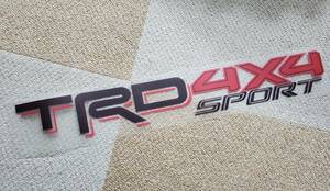 トヨタ■TRD ４×４ SPORT ステッカー 黒赤版 1枚組