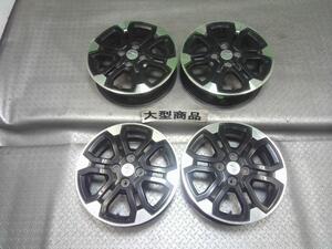 中古ホイール4本セット ダイハツ純正 アルミホイール 15インチ 4.5J+45 PCD100mm ハブ径54mm 傷有