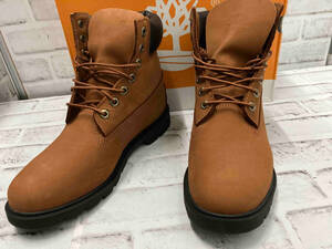 【美品】Timberland／6INCH BASIC BOOT／A28U6／ワークブーツ／26.5cm／ブラウン／ティンバーランド／箱つき