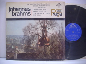 ●LP 　KAREL ANCERL / JOHANNES BRAHMS TRAGIC OVERTURE CONCERTO FOR VIOLIN AND CELLO アンチェル ブラームス 悲劇的序曲 ◇r40315