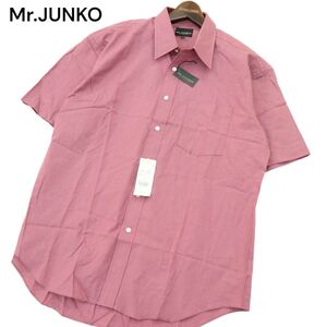 【新品 未使用】 Mr.JUNKO ミスタージュンコ ジュンココシノ 春夏 半袖 シャツ Sz.LB　メンズ 日本製　A4T06193_5#A