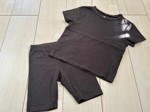 【H&M】セットアップコットンＴシャツ・サイクリングショーツ98/104☆ベビーキッズエイチアンドエム